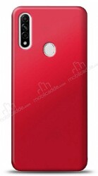 Oppo A31 Kırmızı Mat Silikon Kılıf - Eiroo