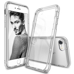 Ringke Frame iPhone 7 / 8 Ultra Koruma Silver Kılıf - Ringke