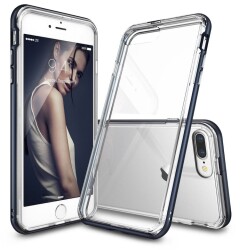 Ringke Frame iPhone 7 Plus / 8 Plus Ultra Koruma Slate Metal Kılıf - Ringke
