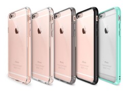Ringke Fusion iPhone 6 / 6S Ultra Koruma Şeffaf Rose Gold Kılıf - 6