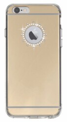 Ringke Noble Mirror iPhone 6 / 6S Taşlı Gold Kılıf - Ringke