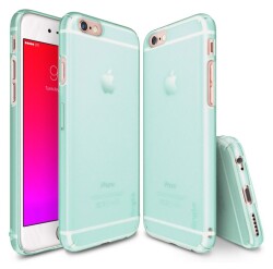 Ringke Slim Frost iPhone 6 / 6S 360 Kenar Koruma Mint Rubber Kılıf - Ringke
