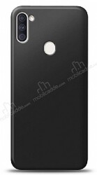 Samsung Galaxy A11 Siyah Mat Silikon Kılıf - Eiroo