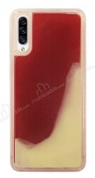 Samsung Galaxy A30S Neon Kumlu Kırmızı Silikon Kılıf - Eiroo