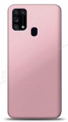 Samsung Galaxy M31s Rose Gold Mat Silikon Kılıf - Eiroo