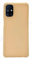 Samsung Galaxy M51 Gold Silikon Kılıf - Eiroo