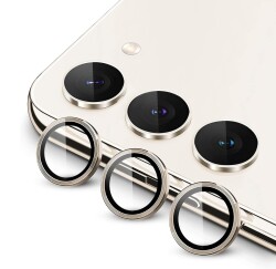 Samsung Galaxy S24 Gold Metal Kamera Lens Koruyucu - Eiroo