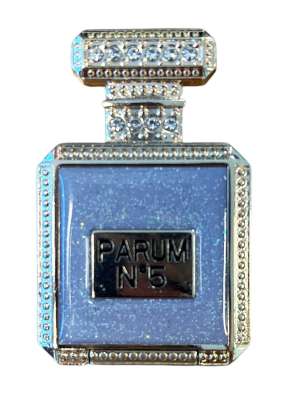 Simli Parfüm Şişesi Telefon Tutucu Stand - 4