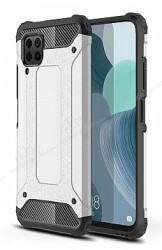 Tough Power Huawei P40 Lite Ultra Koruma Silver Kılıf - Eiroo