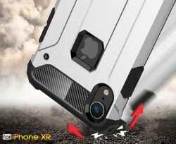 Tough Power iPhone XR Ultra Koruma Siyah Kılıf - 2