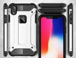 Tough Power iPhone XR Ultra Koruma Siyah Kılıf - 4