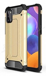 Tough Power Samsung Galaxy A31 Ultra Koruma Gold Kılıf - Eiroo