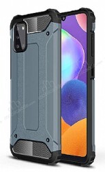 Tough Power Samsung Galaxy A31 Ultra Koruma Lacivert Kılıf - Eiroo