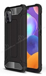 Tough Power Samsung Galaxy A31 Ultra Koruma Siyah Kılıf - Eiroo