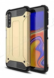 Tough Power Samsung Galaxy A7 2018 Ultra Koruma Gold Kılıf - Eiroo