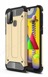 Tough Power Samsung Galaxy M31 Ultra Koruma Gold Kılıf - Eiroo