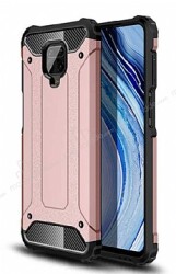 Tough Power Xiaomi Redmi Note 9S Ultra Koruma Rose Gold Kılıf - Eiroo