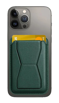 Universal Telefon Arkası Deri Kartlık Cüzdan - 3