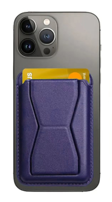 Universal Telefon Arkası Deri Kartlık Cüzdan - 4