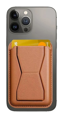Universal Telefon Arkası Deri Kartlık Cüzdan - 5