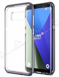 VRS Design Crystal Bumper Samsung Galaxy S8 Orchid Grey Kılıf - VRS Design