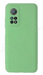 Xiaomi Mi 10T Kamera Korumalı Yeşil Silikon Kılıf - Eiroo