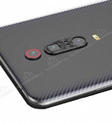 Xiaomi Mi 9T Siyah Metal Kamera Lensi Koruyucu - Eiroo