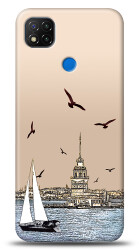Xiaomi Redmi 9C Istanbul View Resimli Kılıf - Eiroo