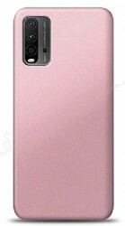 Xiaomi Redmi 9T Rose Gold Mat Silikon Kılıf - Eiroo