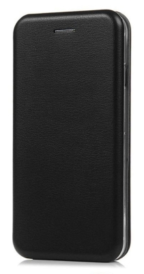 Xiaomi Redmi Note 8 Curve Manyetik Kapaklı Siyah Deri Kılıf - 1