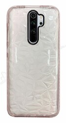 Xiaomi Redmi Note 8 Pro Prizma Şeffaf Pembe Silikon Kılıf - Eiroo