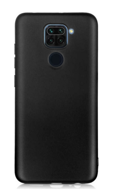 Xiaomi Redmi Note 9 Siyah Mat Silikon Kılıf - Eiroo