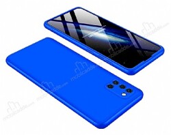 Zore GKK Ays Samsung Galaxy A31 360 Derece Koruma Lacivert Rubber Kılıf - Zore