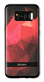 DZGOGO Samsung Galaxy S8 Plus Silikon Kenarl Krmz Rubber Klf